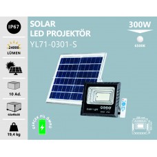 300W SOLAR PROJEKTÖR BEYAZ